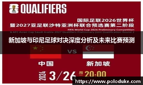 新加坡与印尼足球对决深度分析及未来比赛预测